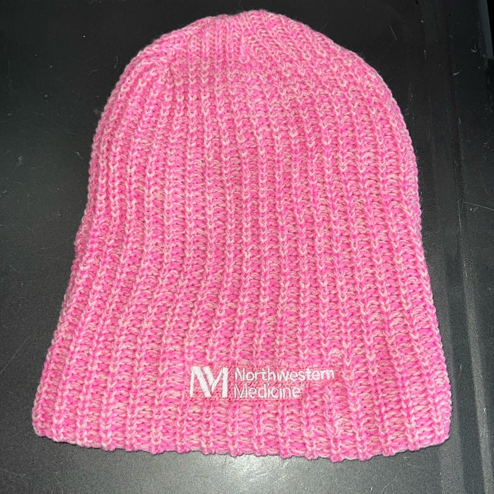 NEW Northwestern Medicine pink knitted hat